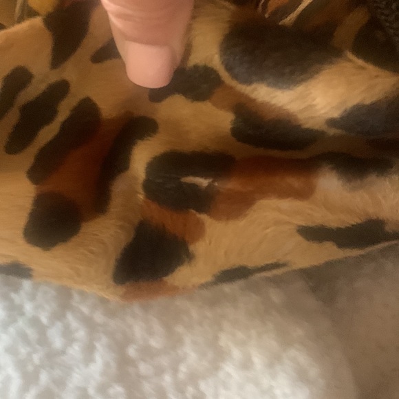 VINTAGE CELINE PONY HAIR LEOPARD PURSE - Picture 14 of 14